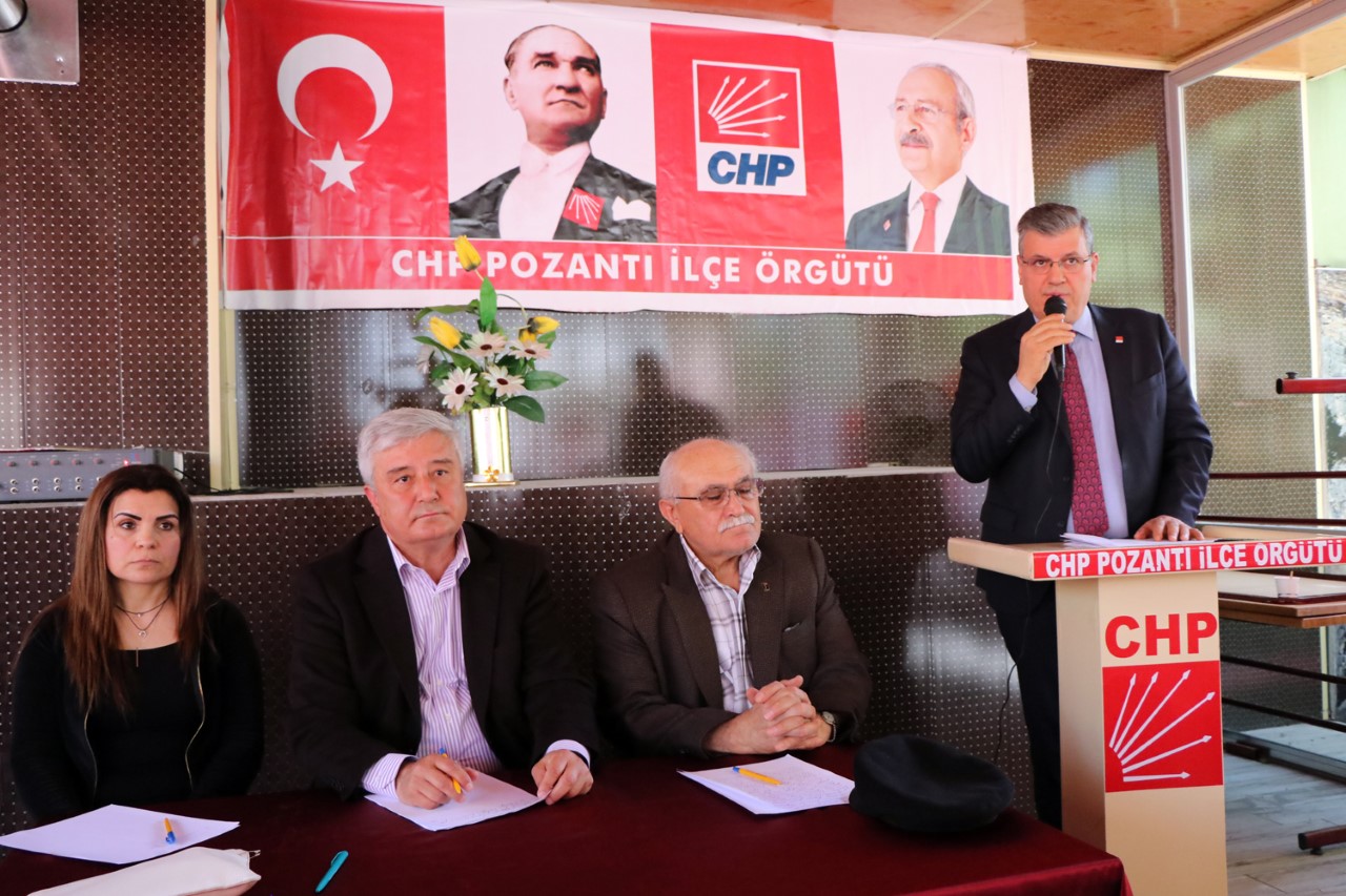 CHP 5.tur danışma kurullarına Pozantı’dan başladı