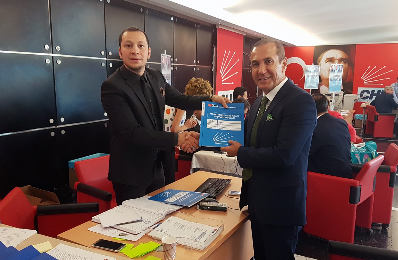 Dr. Rıza Mete A.Adaylığı başvurusunu yaptı