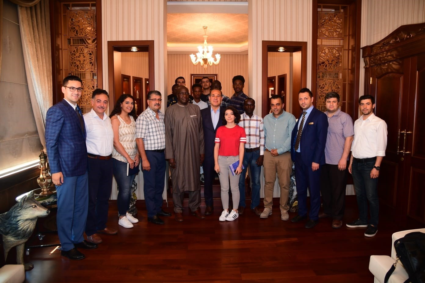 Başkan Sözlü Senegal Büyükelçisi’ni ağırladı