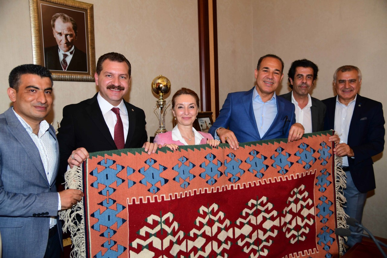 Türkiye Kent Konseyi Birliği'nden Başkan Sözlü'ye ziyaret