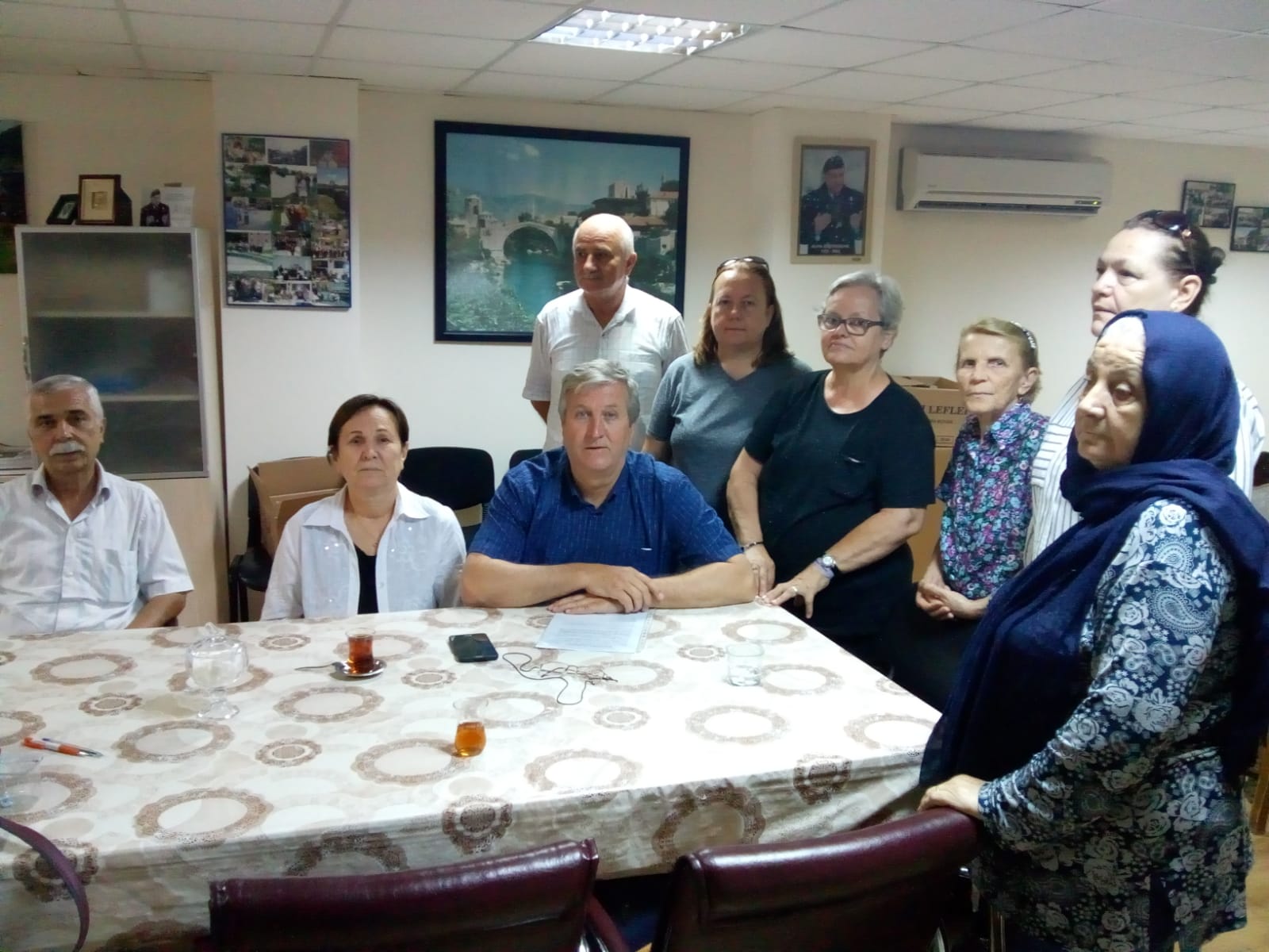 Adanalı Boşnaklar Srebrenitsa katliamını kınadı