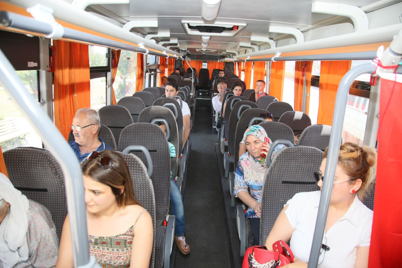 Kızıldağ’a klimalı belediye otobüsleri seferde