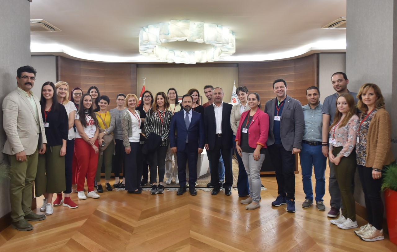 Yabancı Öğretmenlerden Sarıçam Belediyesine ziyaret