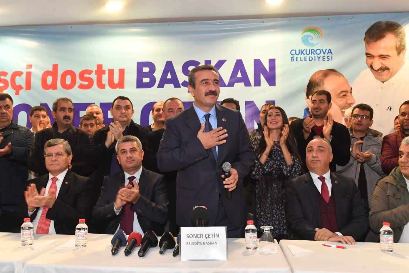 Çukurova Belediyesi'nde zam sevinci