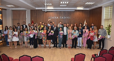 Adana Barosu’nda plaket töreni 