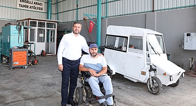 Kocaispir’den engelli Güler’e destek