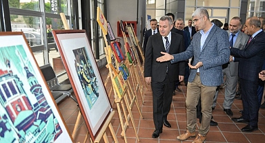 Elban’dan sanat sergisi açılışı