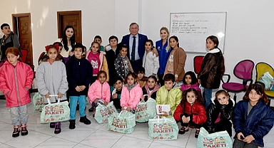 Çocukların karne hediyesi Akay'dan