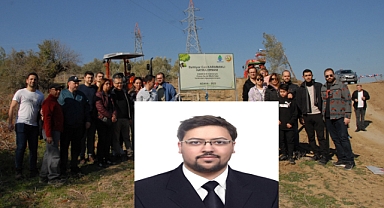 Ölen arkadaşları için fidan diktiler