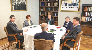 Altılı Masa 'deprem' gündemiyle toplandı