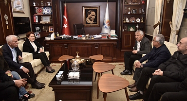 Meral Akşener ve Ahmet Nur Çebi'den, Karalar’a ziyaret