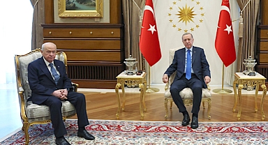 Erdoğan, Bahçeli ile görüştü