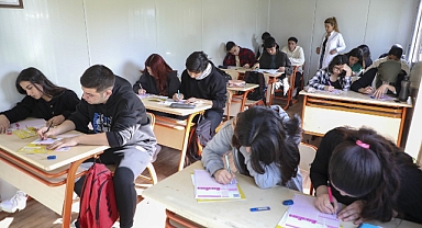 Kurs Merkezi, konteyner eğitim alanına dönüştürüldü
