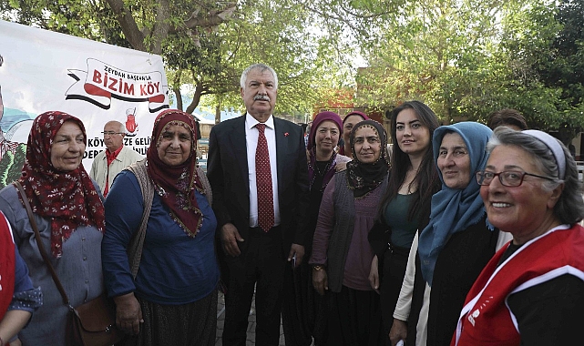 Başkan Zeydan Karalar, bayramda köy köy gezdi