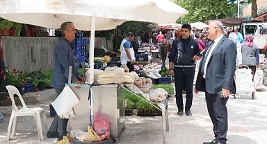 Çay’dan iş takibi ve pazar ziyareti