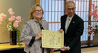 Güler Sabancı’ya Japonya Büyükelçisi ödülü takdim edildi