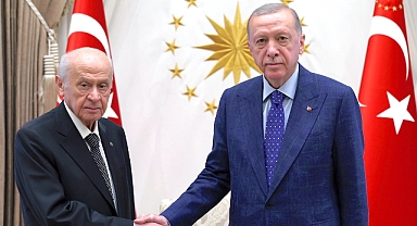 Erdoğan, Bahçeli ile görüştü