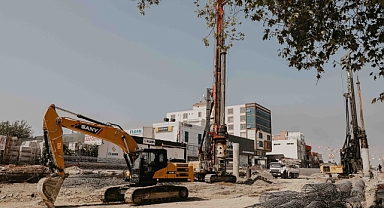 Şakirpaşa Altgeçidi’nin inşaatında yoğun çalışma