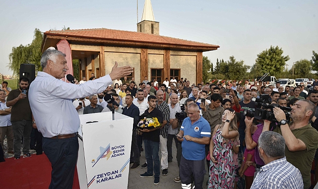 Küçükoba Mezarlığı Camisi’nin açılışı yapıldı