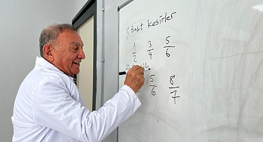 İlk ders Başkan Akay'dan