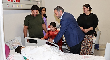 Kocaispir'den sünnet olan çocuklara ziyaret