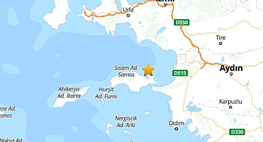 Kuşadası açıklarında deprem