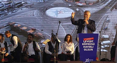 Levent Köprüsü hizmete girdi