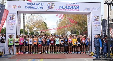 Uluslararası 14. Adana Yarı Maratonu'na rekor katılım