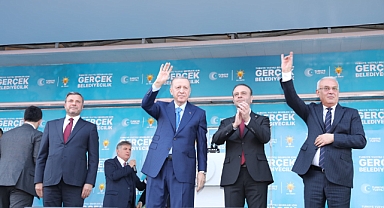 Başkan Gülaçtı ile Başkan Kanlı'dan miting teşekkürü