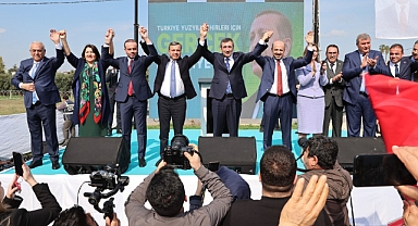 Doğankent'te coşkulu miting