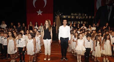Çukurovalı miniklerin mezuniyet sevinci
