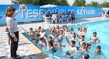 Seyhan belediyesi yüzme havuzlarına büyük ilgi