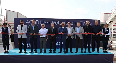 Adana OSB’de İkinci Beton Santrali Hizmete Girdi