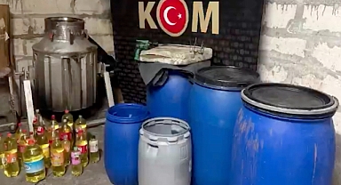 Yaklaşık 160 bin litre sahte içki ele geçirildi