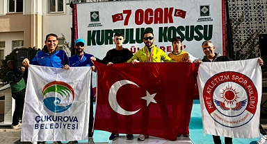 Çukurovalı atletler yeni yıla kupalarla başladı