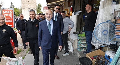 Vali Köşger, esnaf ziyaretinde