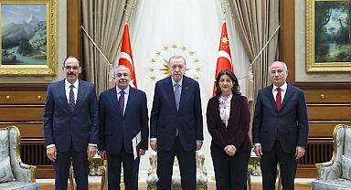 DEM Parti'nin İmralı heyeti Cumhurbaşkanlığında