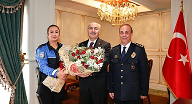 Vali Köşger, emniyet teşkilatını kabul etti