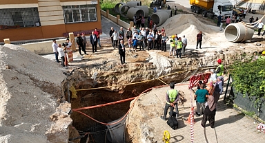 Bahçeşehir Mahallesi’ne yeni yağmur suyu hattı