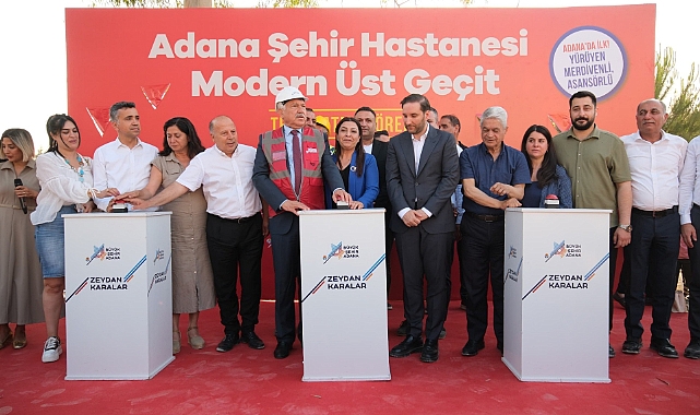 Adana’nın ilk yürüyen merdivenli yaya üst geçidi olacak