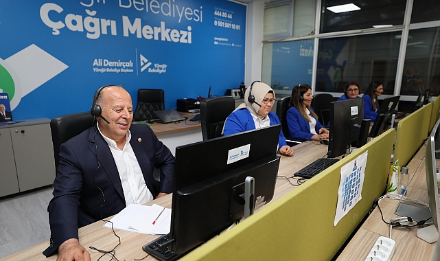  Demirçalı Çağrı Merkezi'nde telefonları cevapladı