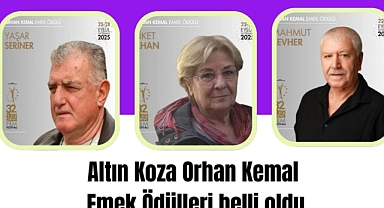 Altın Koza Orhan Kemal Emek Ödülleri belli oldu