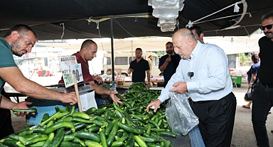 Demirçalı’dan Yenidoğan semt pazarına ziyaret