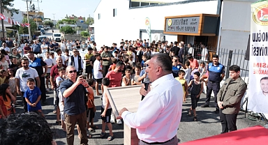 Geçer hafta sonu ilçelerde yoğun mesai gerçekleştirdi