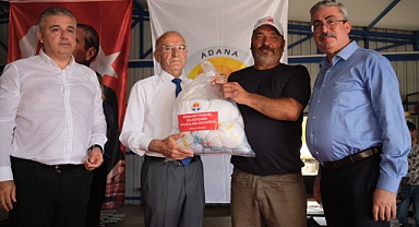 Karataş balıkçısına malzeme desteği