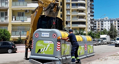 Seyhan’da yeni nesil çöp konteynerleri