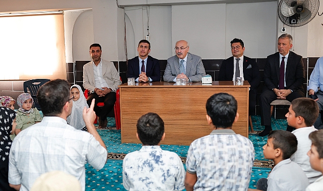 Vali Köşger, Kuran kursu öğrencileriyle bir araya geldi
