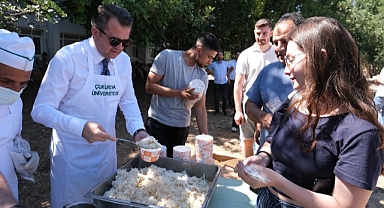 Çukurova Üniversitesi'nde pilav günü etkinliği