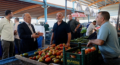 Demirçalı, pazarcı esnafıyla kahvaltıda buluştu