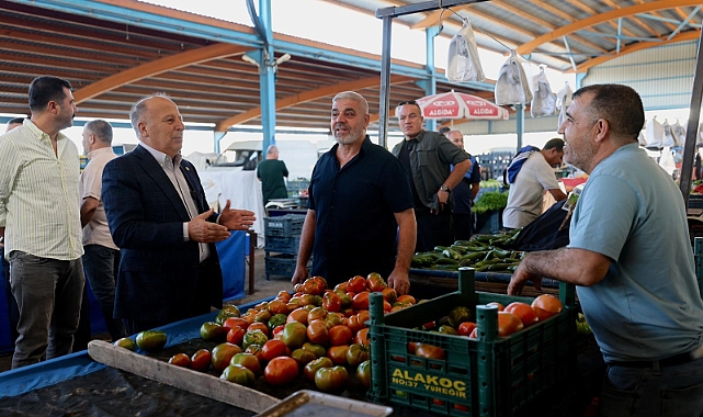 Demirçalı, pazarcı esnafıyla kahvaltıda buluştu